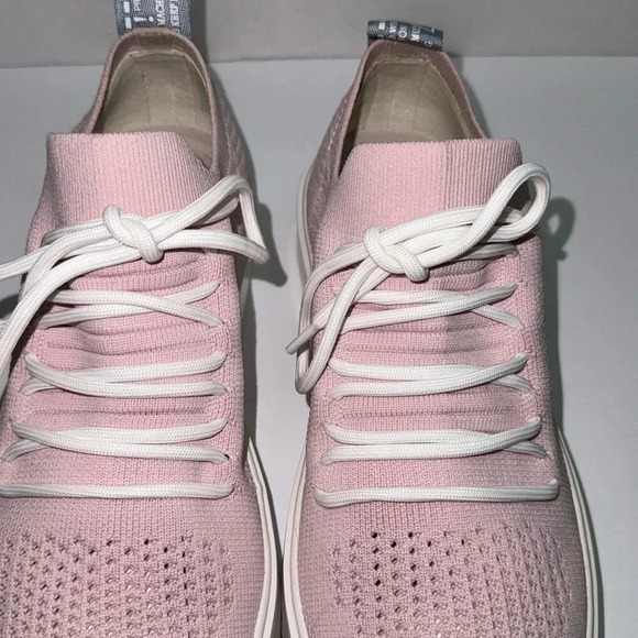 Steve Madden Womens Sneaker Brixie Pink Platform Lace Up Comfort Shoe - Picture 5 of 6